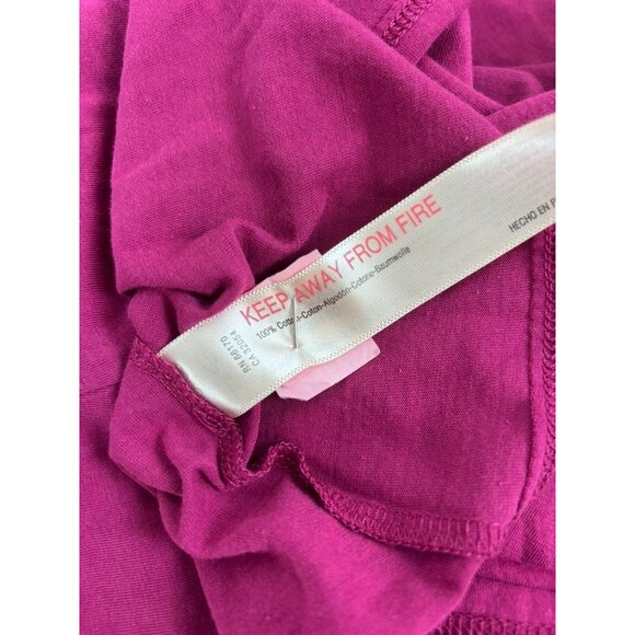 By‎ Anthropologie women's medium mulberry mock neck long sleeve top casual - Picture 9 of 9